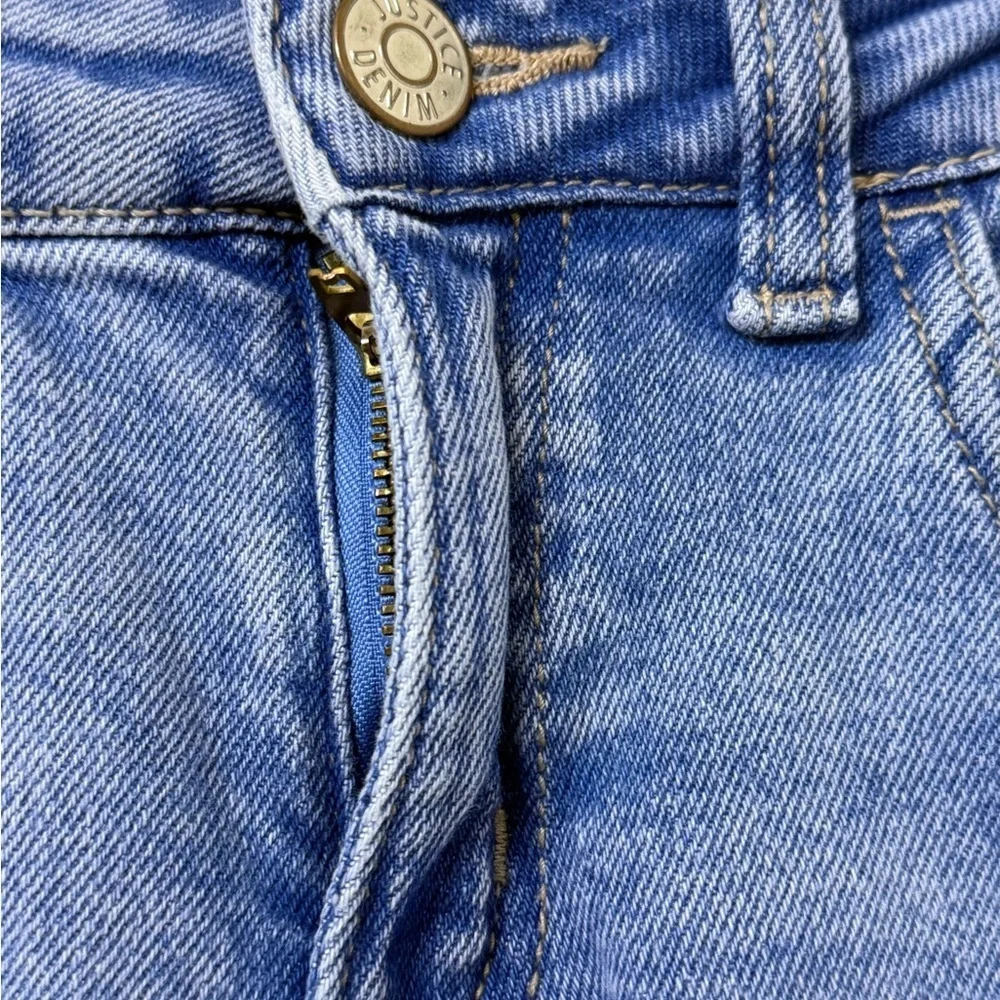 Justice Kids Blue Relaxed Cargo Jeans